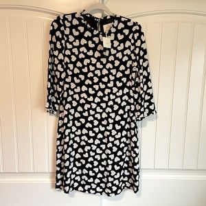 NWT Kate spade Dancing Hearts Dizzy Shift dress 6
